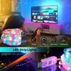 LED Christmas Decorative Atmosphere Light RGB IC Lntelligent Bluetooth Control Flower Wreath Colorful Home Party Decora