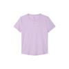 Nike T Shirts Women's Purple Crew Neck Moderate FN2799-512