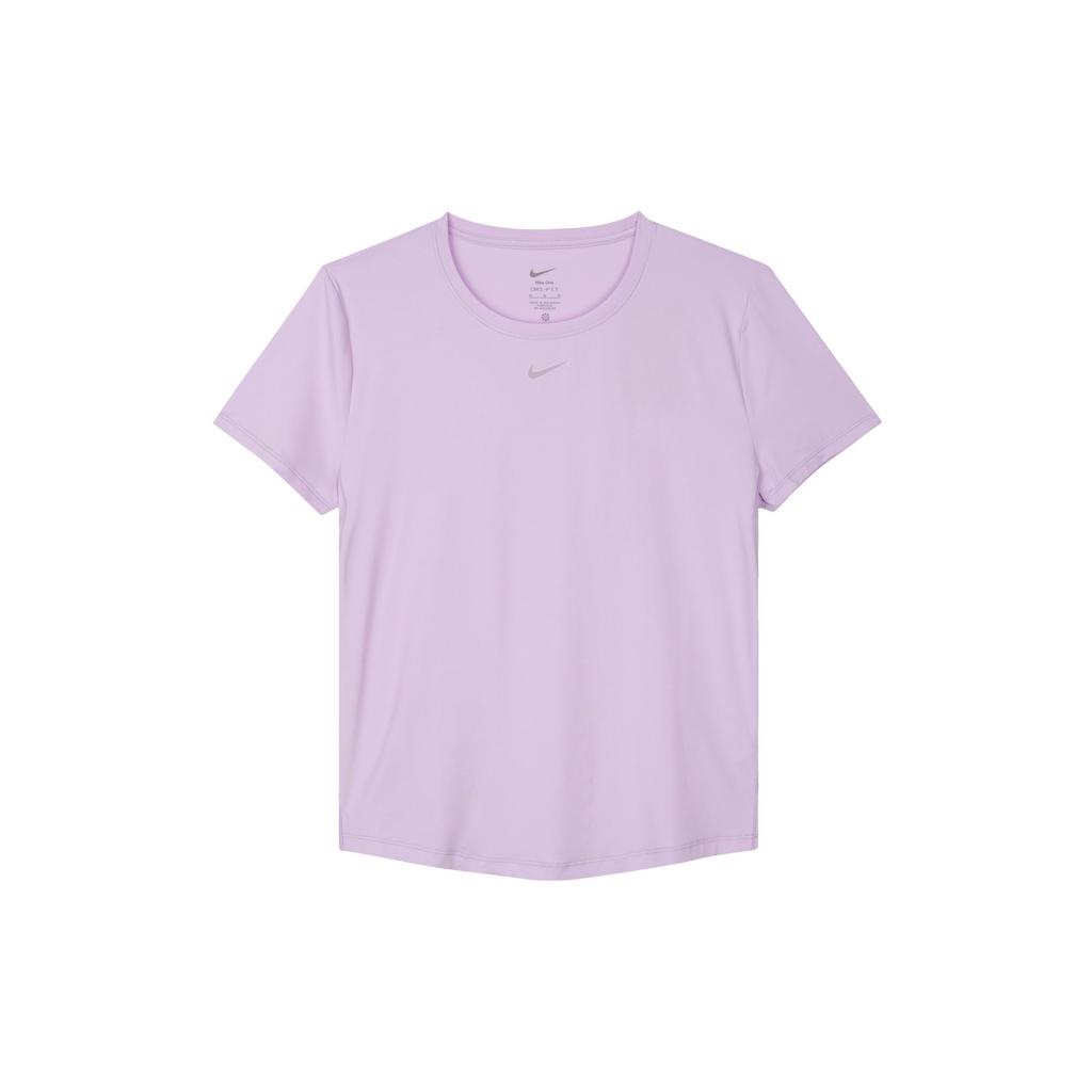 Nike T Shirts Women's Purple Crew Neck Moderate FN2799-512