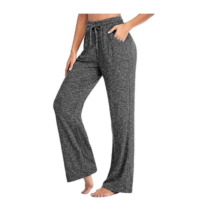 S-5XL Spring and Autumn New Casual Pants, Yoga Pants, Quick-drying Trousers, Women's Wide-leg Pants