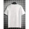 European Sizes New Summer Men'S Casual T-Shirt with a Ribbed Round Neck And Short Sleeves,Refreshing And Comfortable