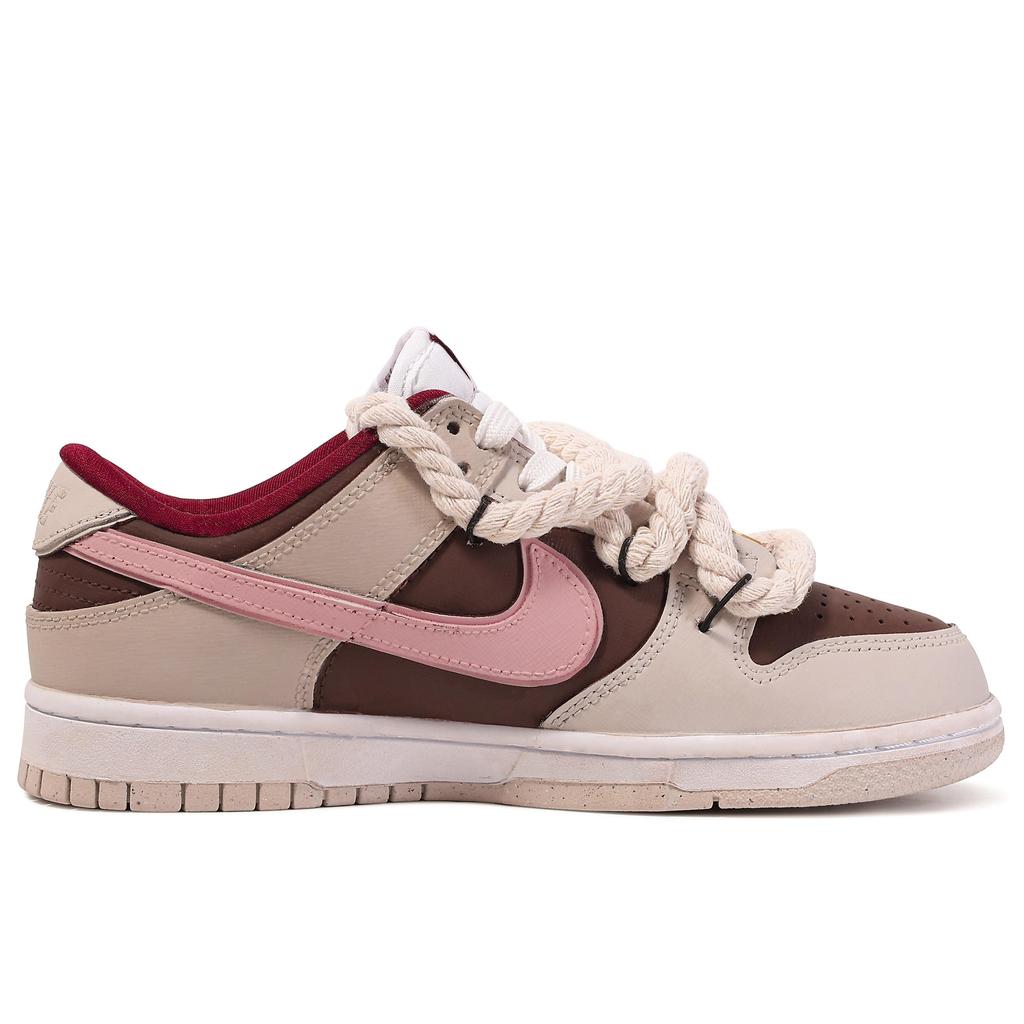 Nike Dunk Low top Skateboard Shoes Women's Beige Brown Powder DV1160-100(TeamM-)