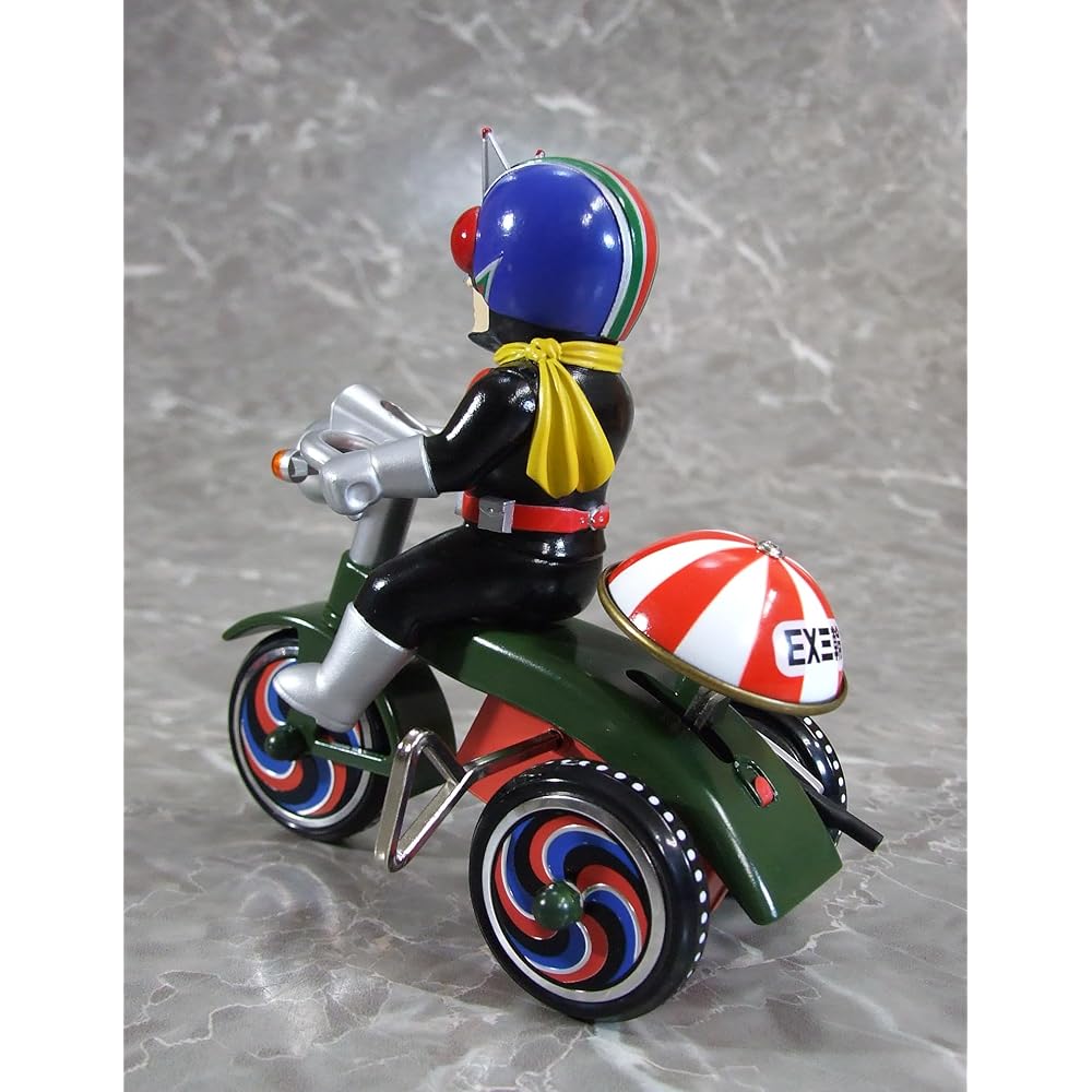 ART STORM EX Tricycle "Kamen Rider V3" Riderman Type B Wind-up Tricycle Figure