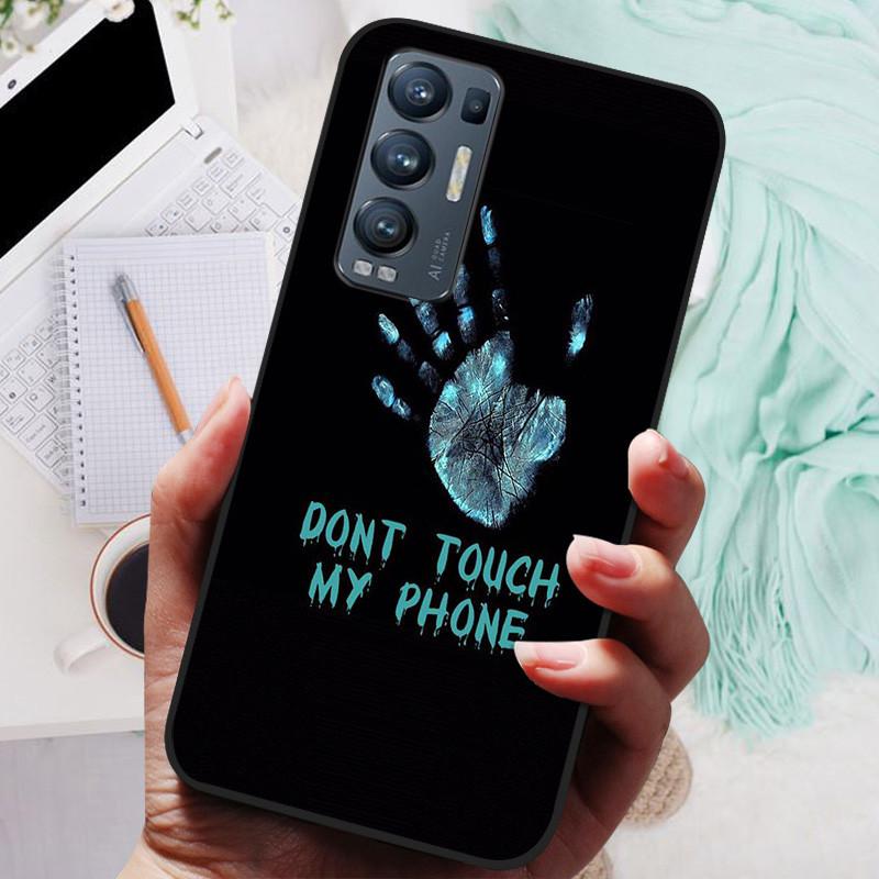 For OPPO Find X3 Neo Case Black Cover Lion Wolf Silicone Soft Back Cases For OPPO Find X3 Lite Phone Case Reno 5 Pro Plus 5G