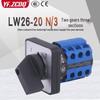 LW26-20 N/3 Dual Power Transfer Switch, Two-Position, Three-Line, Motor/Manual/Automatic, Remote/Local Control.