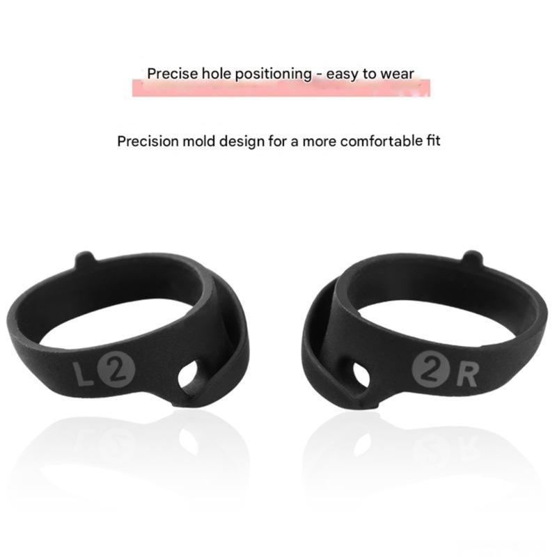 1 Pair Adjustable Earbuds Stabiliser Silicone Rings Multiple Size Lightweight Secure Fixing for Ultra II 4th Earphone