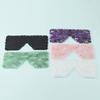 Handmade Exquisite Natural Jade Eye Mask Rose Quartz Facial Massager Natural Stone for Therapy Sleep Eye Mask Relieve Fatigue