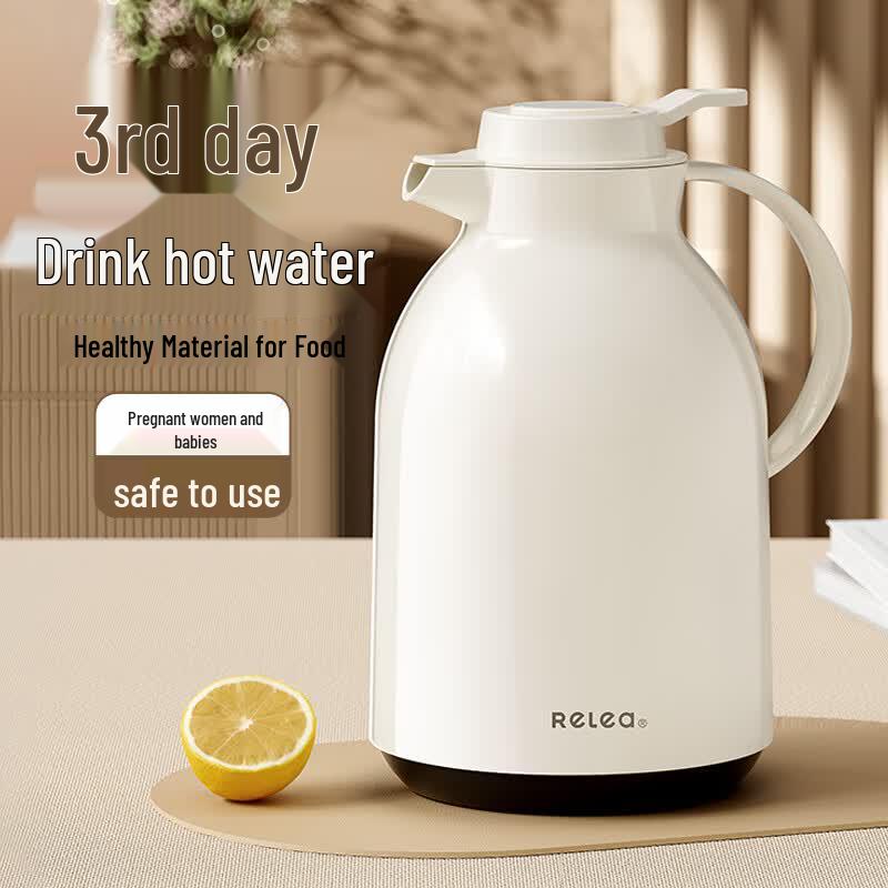 RELEA Large Capacity Glass Lined Thermos Kettle