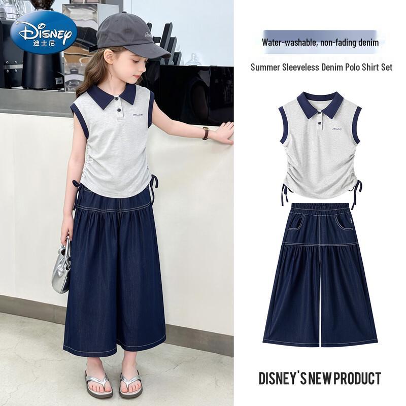 Disney Girls Summer Sleeveless Polo Set 130