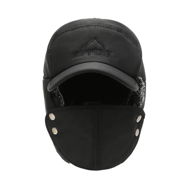 Winter Earmuffs Hat Windproof Waterproof Warm Hat+mask Outdoor Riding