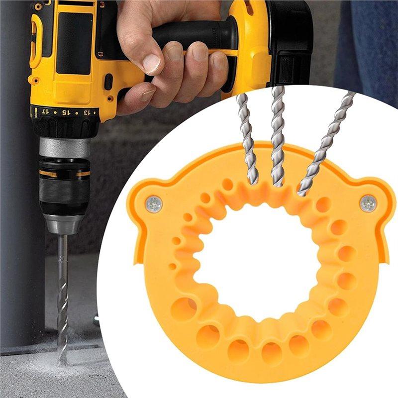 ABFS Power Drill Bit Grinding Attachment Multipurpose Drill Sharpener, 2 Pcs Drill Bit Sharpeners, Sharpening Jig
