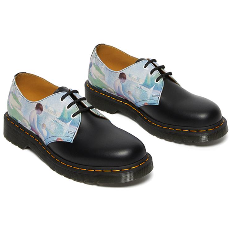 Dr. Martens 1461 Series Leather Comfortable Low-Top Casual Shoes Unisex Casual Shoes Black 27931001