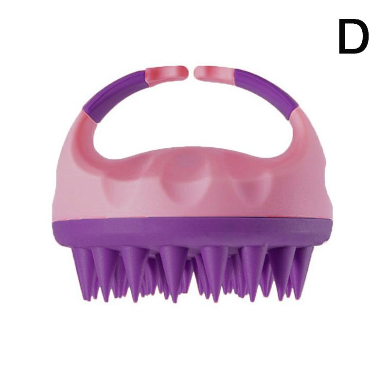 

Портативная силиконовая щетка для шампуня, ручная массажная щетка для головы, кожи головы, массажная щетка для ванны, щетка для душа, мягкая расческа для волос, уход за волосами