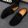 Fashion Fashion Mens Driving Shoes Lightweight Suede Lazy Shoes Male Breathable Slip-on Men Casual Shoes Comfortable Loafers Moccasins
