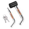 High Security 5/8 And 1/2 Inch Trailer Hitch Pin Coupler Receiver Lock With Reinforced Design For ATV Camping Trailers
