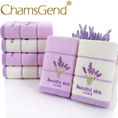 Asciugamano da bagno per il viso in cotone 100% lavanda Asciugamano in cotone spesso color lavanda Asciugamani per il viso morbidi e assorbenti alla lavanda