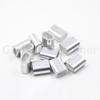 M0.5-M26 Oval Aluminum Sleeve Single Hole Cable Crimp Sleeve Wire Rope Ferrule Clamp Fixing Clip Aluminum Crimping Loop