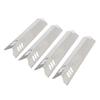 4 Pcs Adjustable Grill Heat Plates Shield Stainless Steel Oven Burner Covers BBQ Gas Grill Deflector Plates Heat Tent