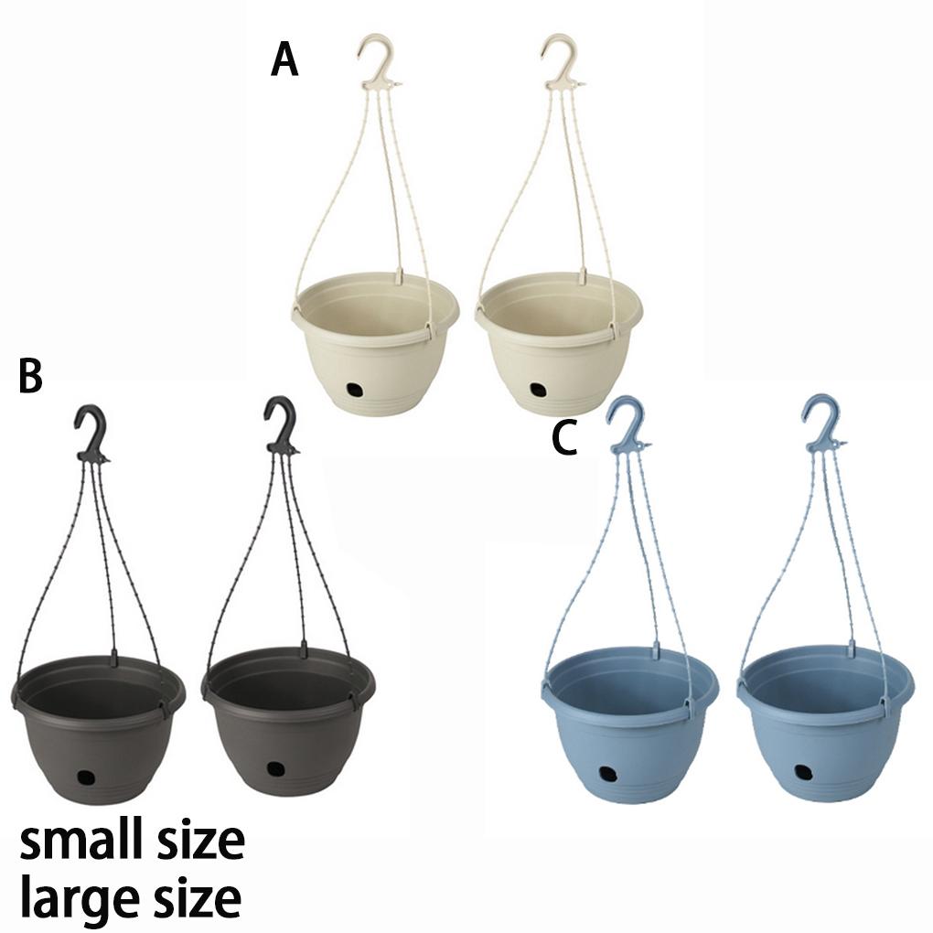 2pack/lot Indoor/Outdoor Hanging Plant Pot Practical And Elegant Small Flowers And Can Be Placed
