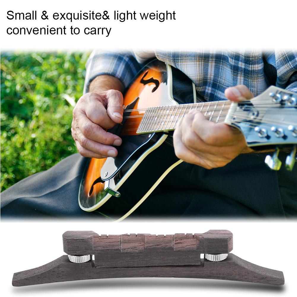 High Quality Adjustable Rosewood Mandolin String Height Bridge Musical Instrument Accessory