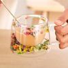 Double-layer Glass Cup With Handle Heat-resistant Tea Cups Coffee Mugs Drinkware Creative Gift