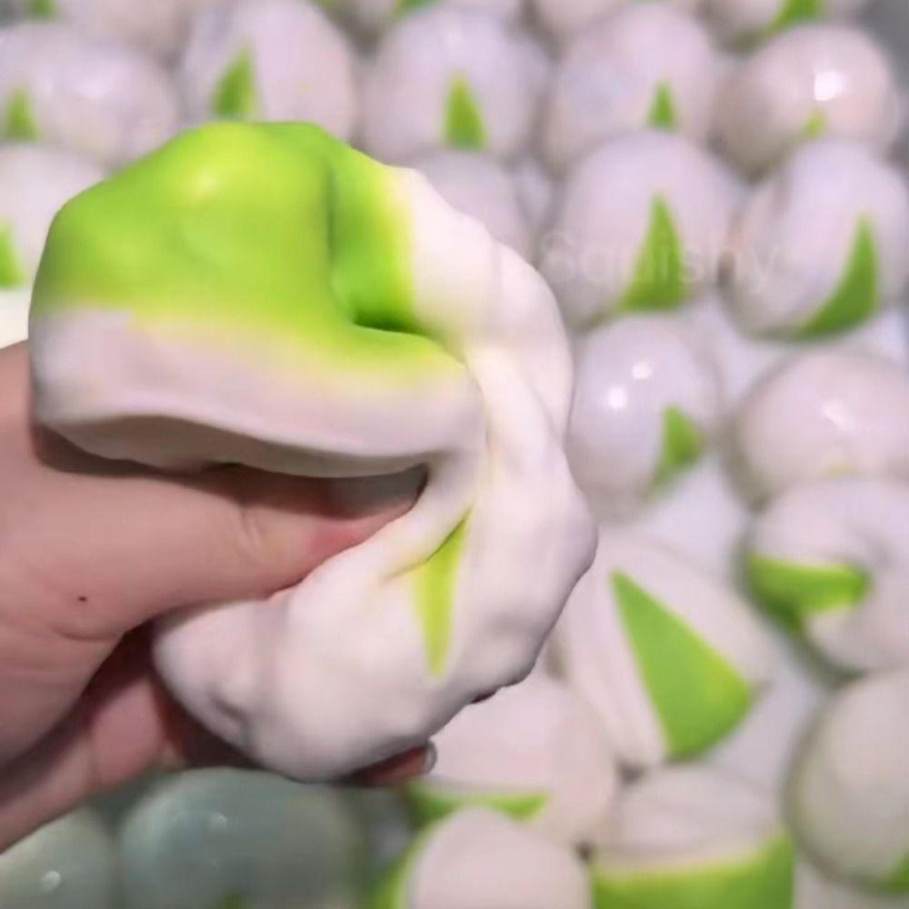 Shapable Crunchy Squeeze Non-bounce Blocks Filled Squishy Creative Pistachio Squishy Student Prize