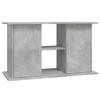 VidaXL Support pour aquarium gris béton 101x41x58 cm bois d'ingénierie 833611