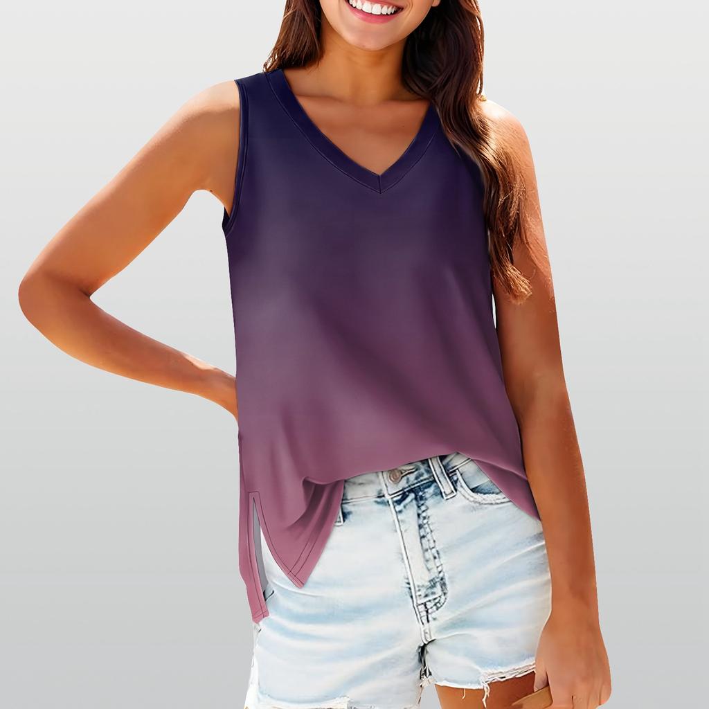 Women's Girl Tank Top Solid Color Casual Top Tank Tops For Women Loose Fit Sleeveless Tops Flowy