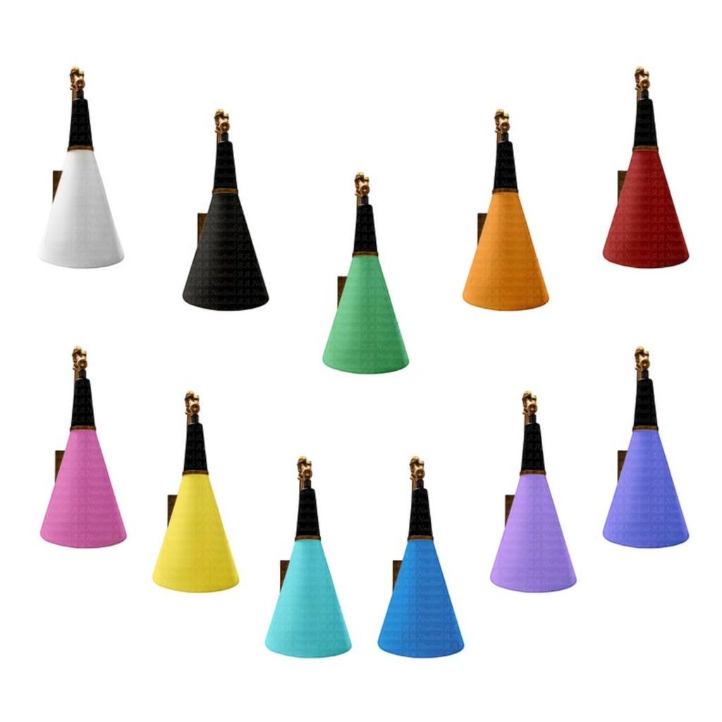 Wall Sconce 1950s Mid Century Italian Slit Cone Fixture Christmas Decor(Multicolor & Multifinish, Adjustable Arm)