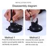 Cat Teaser Toy Suction Cup Base Exercise Training Interactive Toy Funny Cat Toy Pet Stick Toy for Kitten