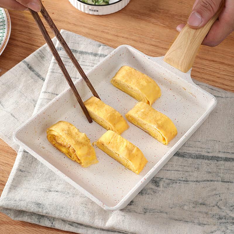 Padella antiaderente Dianjiang, Padella per Tamagoyaki, Padella a fondo piatto, Padella spessa per uova, Padella per bistecche