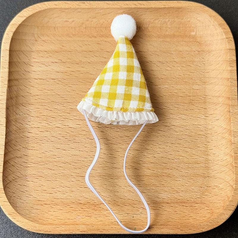 1 Pcs Cute Doll Mini Birthday Hats Doll Hat Head Covers Cartoon DIY Doll Decoration Toy For Children