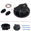 For BMW M50 S50 S52 S54 E36 E46 Oil Filter Cap With Oil Cooler Fittings Easy tall Aluminum Replacement 11421711075