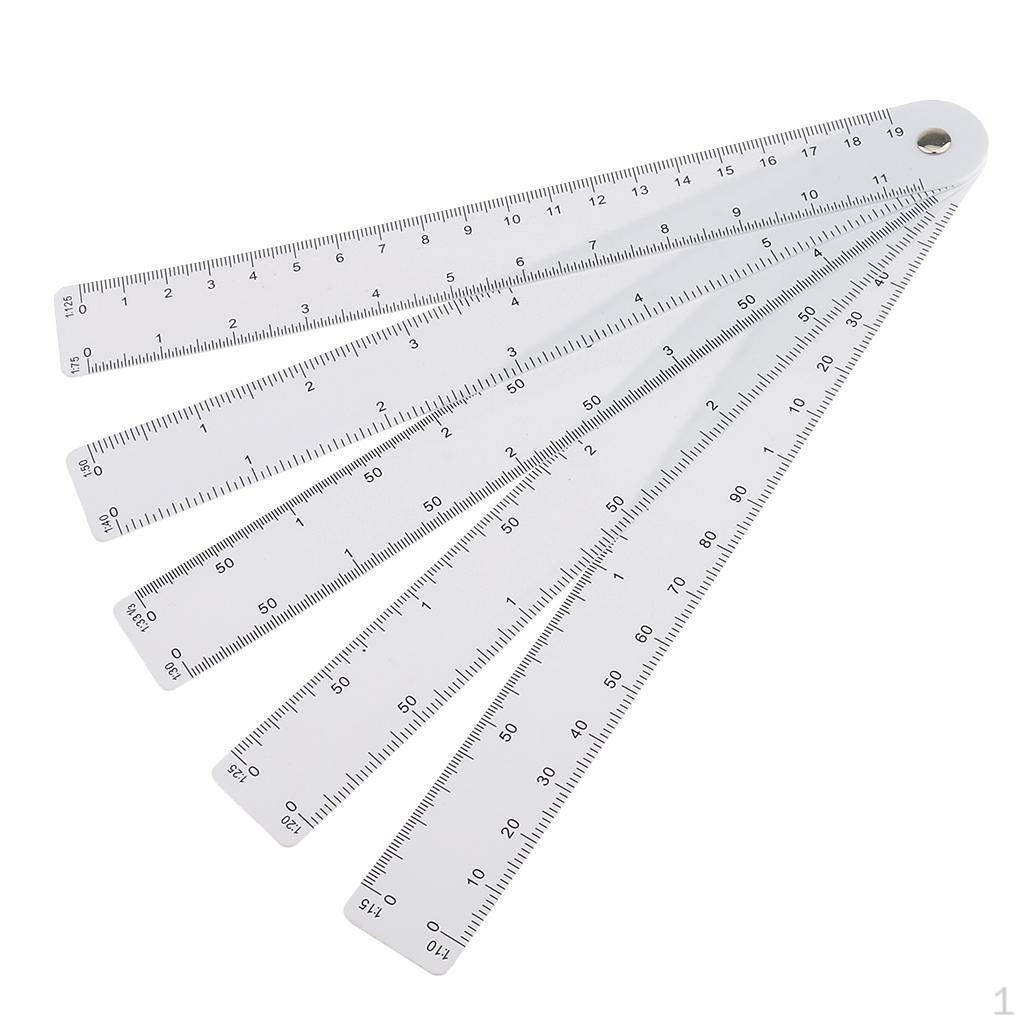1 Set Engineering Sector Scale Ruler 10 Scales Multi Ratio Measure Rulers