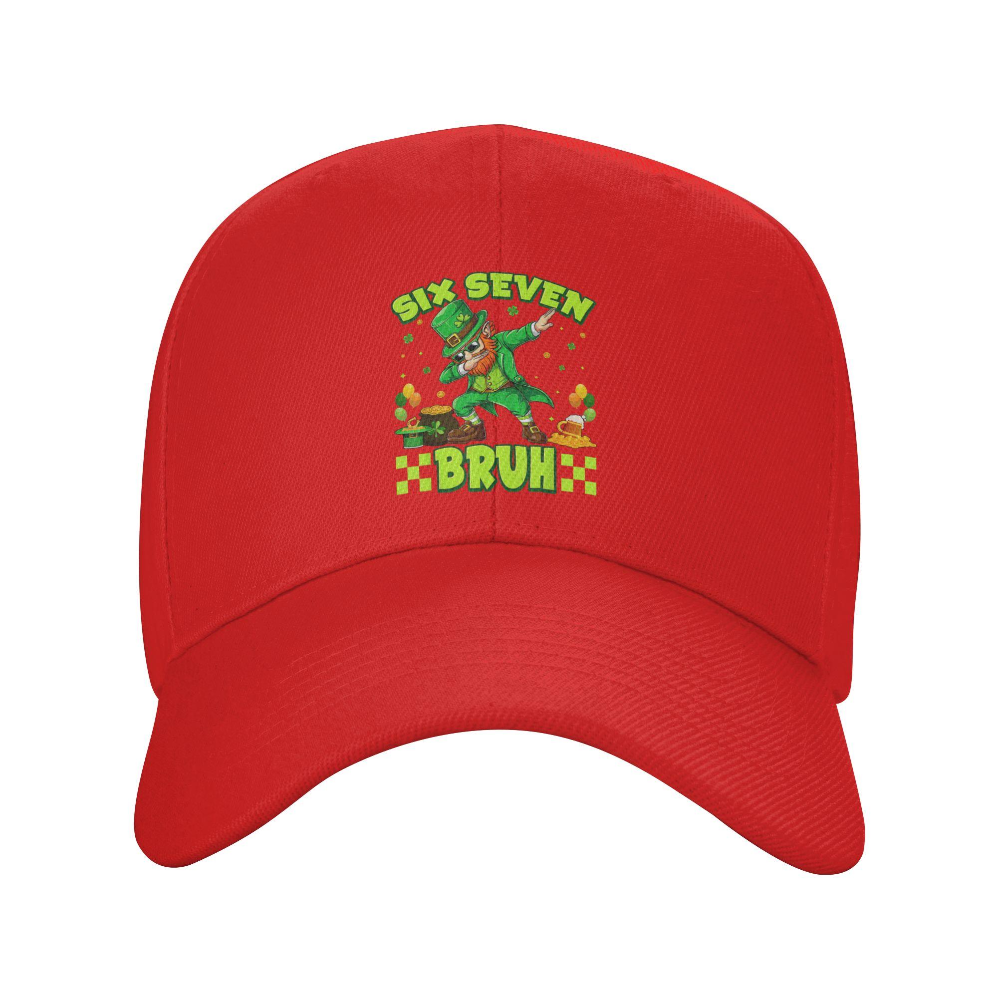 

Summer Casual Baseball Cap Six Seven Bruh 67 Funny Saint Patricks 6 7 Meme Camping Trucker Hat For Men Retro Baseball Caps One Size