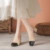 1 piece Baotou sandals women's fashion design medium thick heel high heel single shoes