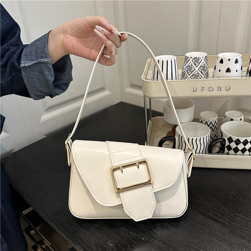 Casual Solid Color Women Underarm Shoulder Bag For Daily Commute Shopping