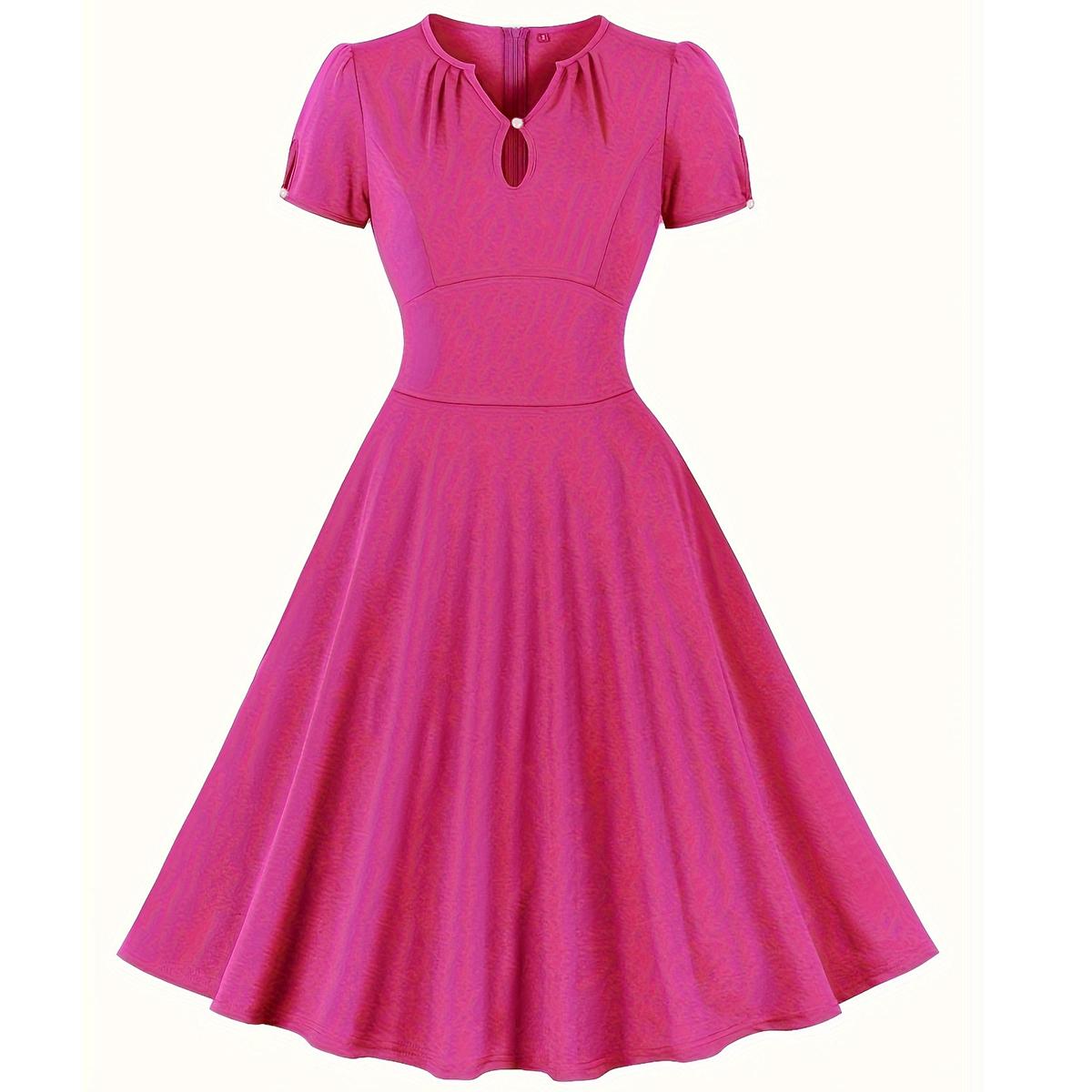 Robe Trapèze Longue Chic Robe Party Robe Femme Sans Manches Col V