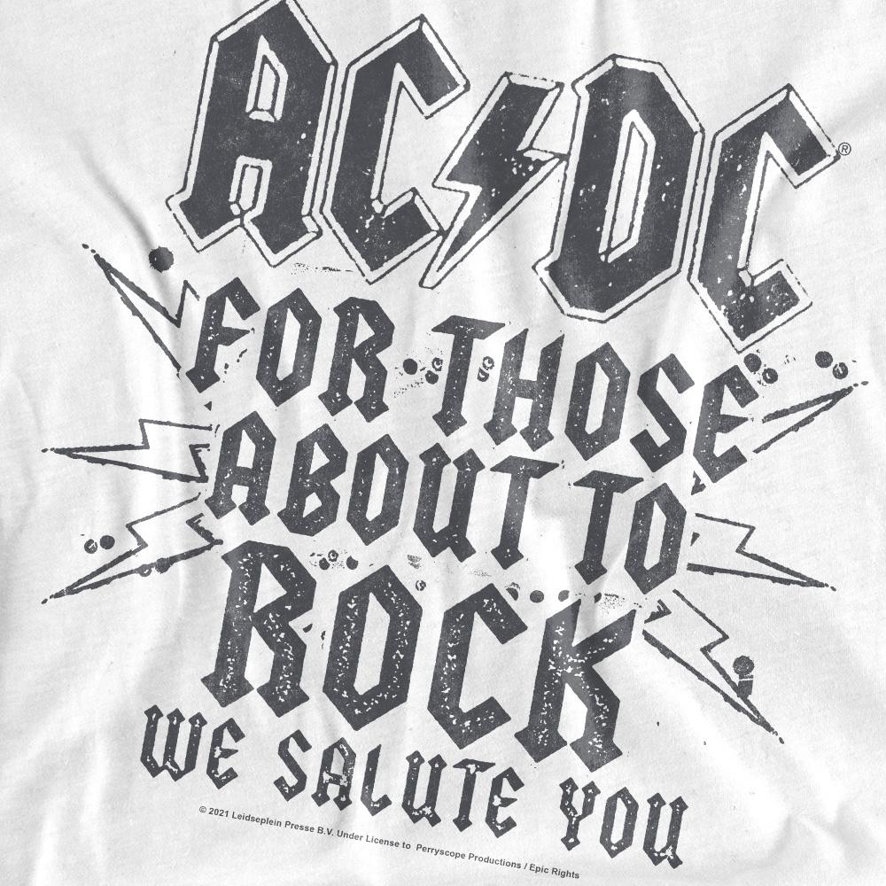 AC/DC Unisex Adult Salute T-Shirt