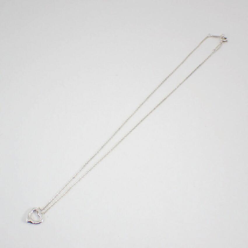 [Used] TIFFANY 925 Open Heart Pendant/Necklace/g530-65