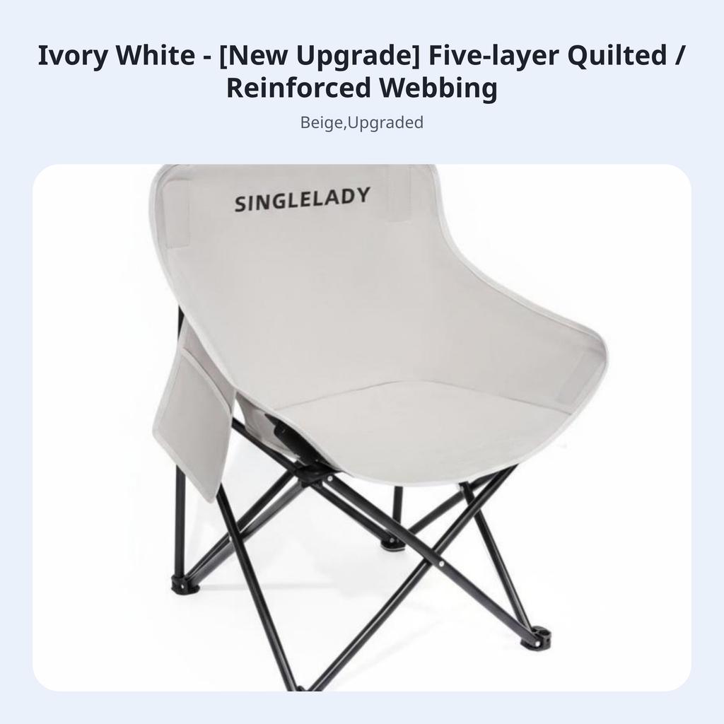 Highrear Moon Chair Foldable Highrear Foldable Chair Lightweight Long-Lasting Construction For Beachand Proceeders Rearpackers
