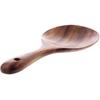 Natural Wooden Rice Paddle Serving Spoon, Wooden Rice Non-stick Paddle Rice Scooper Rice Spoon Rice Spatula for Rice Potato Salads,7 Inch Serving