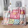 Happy 60th Birthday Floral Blankets Are Suitable for Living Rooms,making Them an Ideal Choice for Outdoor Travel and Gifts.