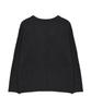Nigaennikol Butterfly Patch V-Neck Knit_Charcoal