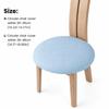Non Slip Round Stool Seat Cover Thick Plush Stool Cover All-inclusive Chair Cushion  Home Use