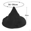 Hat Costume Sharp Wool Witch Hat, Pointed Felt Halloween Warm Autumn Winter Cap