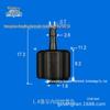 Translucent Pure PP Luer Swivel Connector for Equipment Use