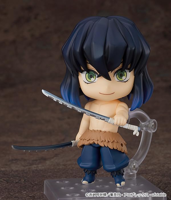 GOOD SMILE COMPANY Nendoroid Demon Kimetsu no Yaiba Hashibira Inosuke Plastic Painted Movable Figure Second Resale Slayer Non-Scale
