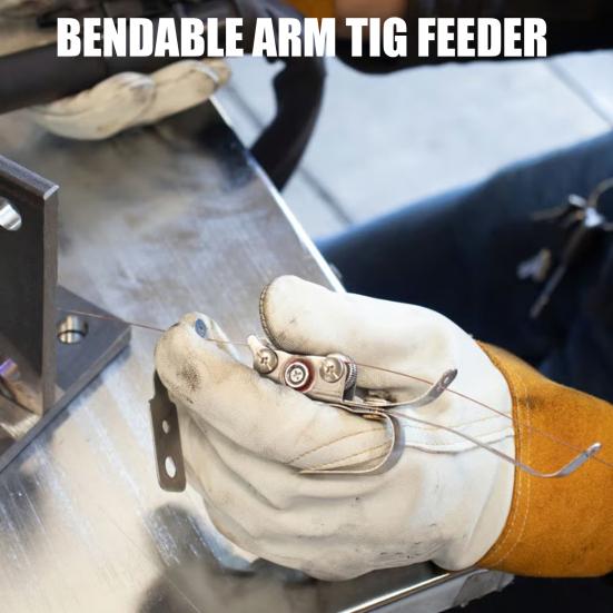 TIG Feeder with Magnetic Base Thermal Shield Bendable Arm Professional