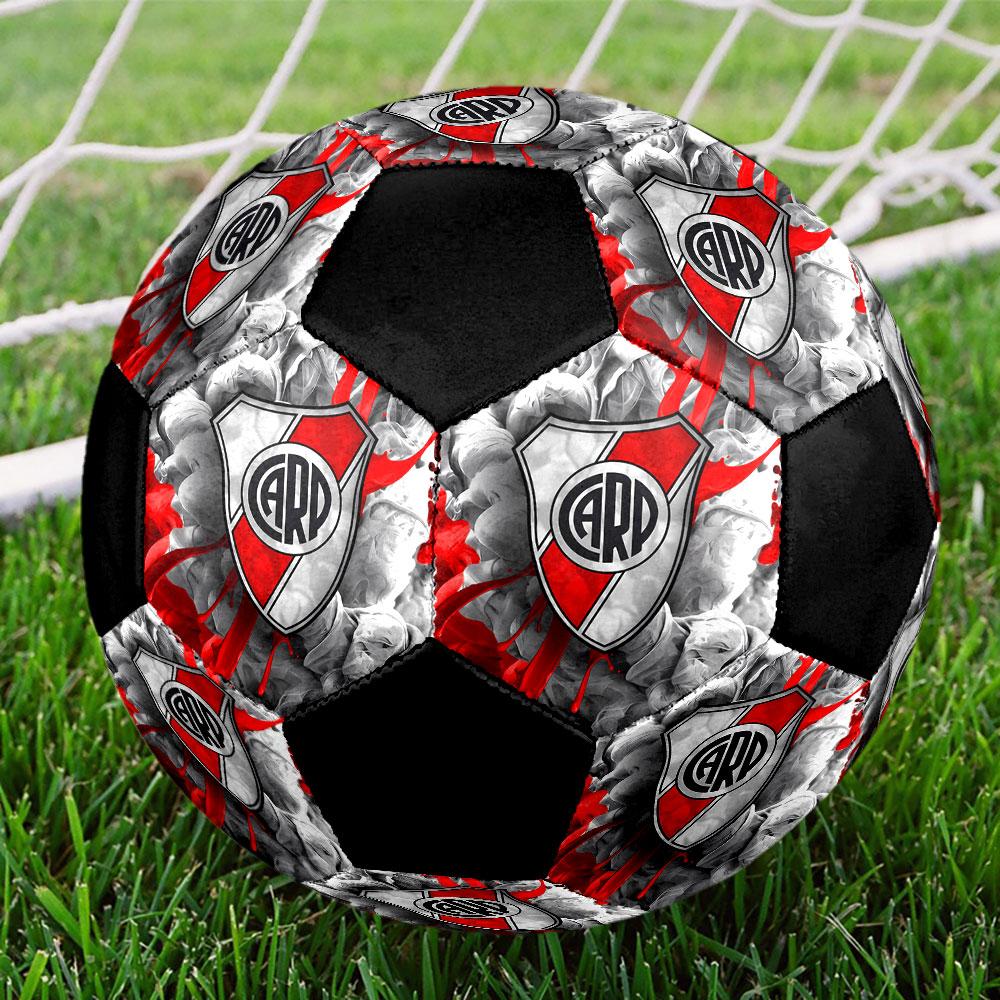 1pc River Plate Soccer Ball Size 5 Indoor Soccer Ball Fashion Colorful Backyard Game - Great For Sports Fans Gift HE99